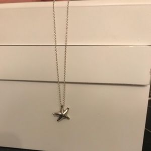 Tiffany & Co starfish stealing silver necklace.